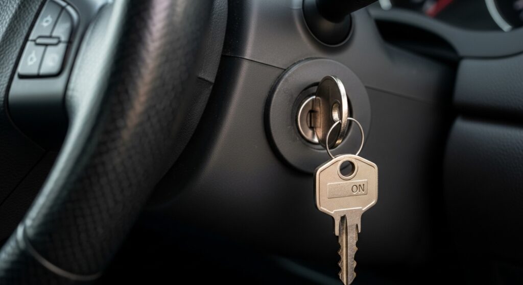 key stuck in ignition